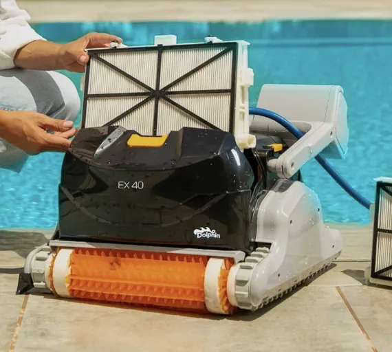 PowerStream Dolphin EX40 — jets d'eau multidirectionnels pour coller aux parois