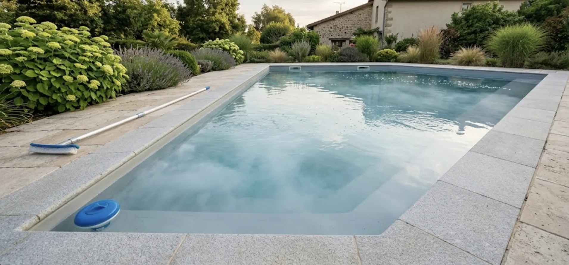 Piscine après un traitement au chlore choc — délai avant baignade