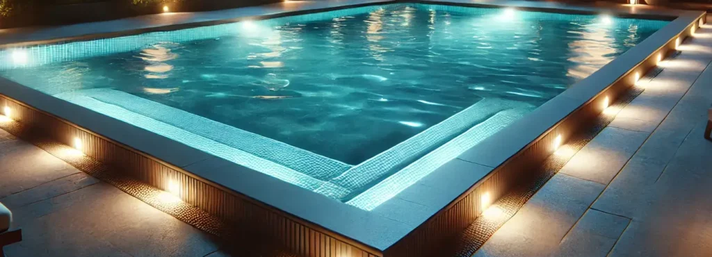 piscine la nuit