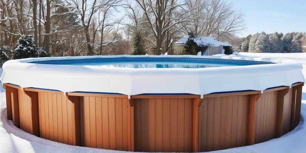 Hivernage piscine hors-sol en bois